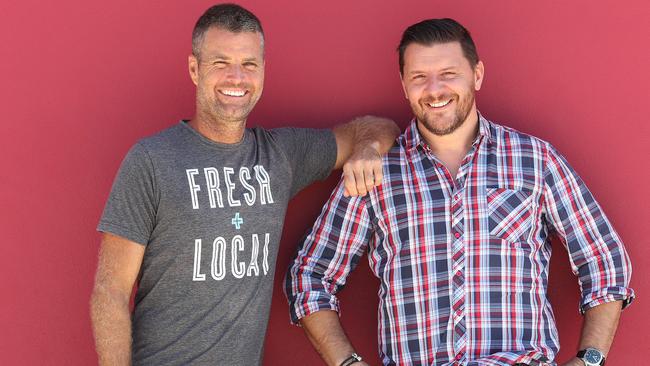 MKR judges Pete Evans and Manu Feildel.