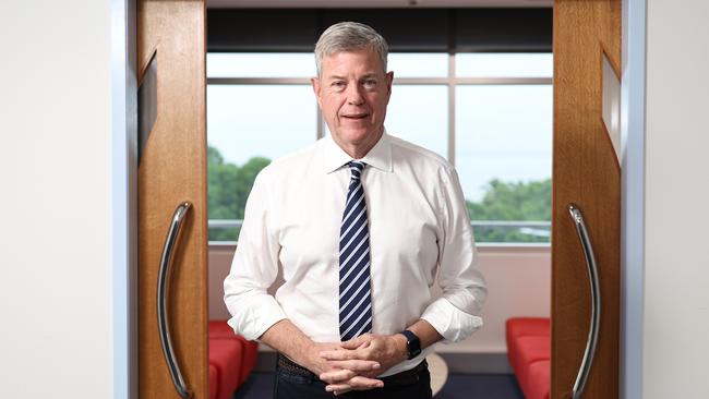 Queensland Health Minister Tim Nicholls has dismissed criticism of a decision to halt construction on a surgical centre in Cairns. Picture: Brendan Radke