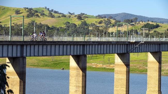 Rail trail bridge at Bonnie Doon, near Mansfield. Picture: Tourism North East