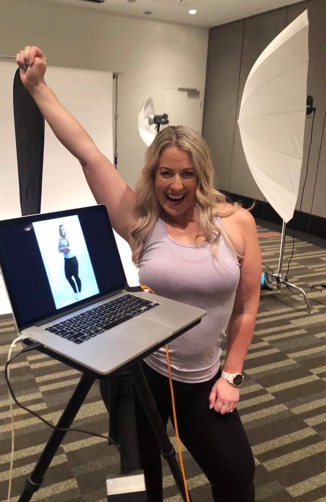 After joining Isagenix and through regular exercise, Janelle lost 63kg. Picture: Janelle Enlund