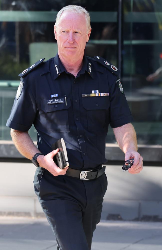 Acting Chief Commissioner Rick Nugent will depart next week. Picture: David. Crosling