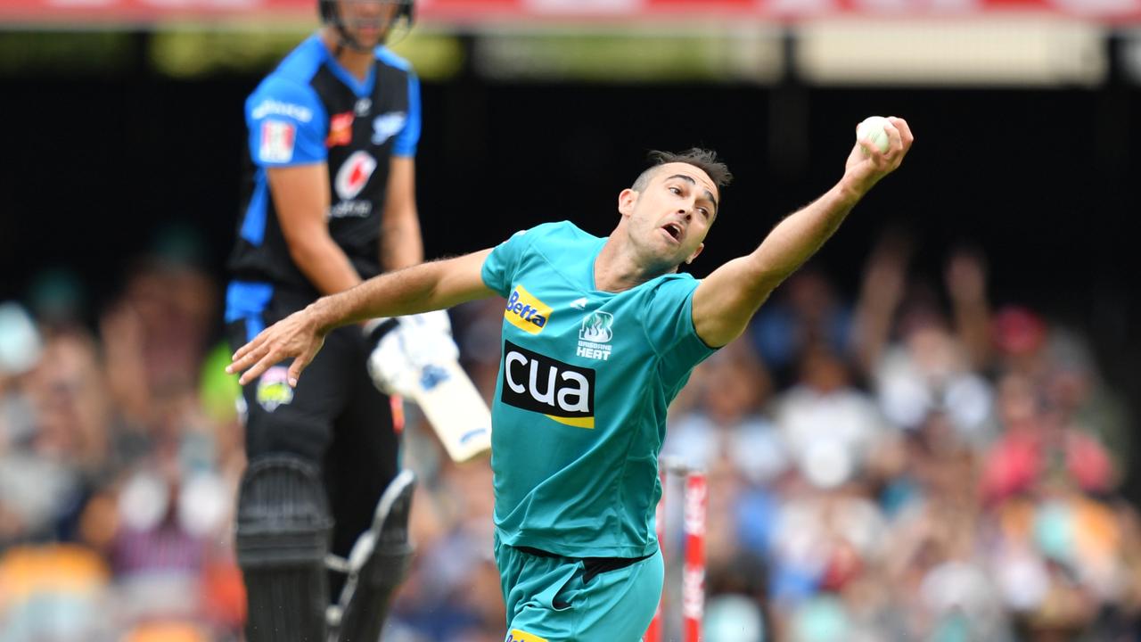 Josh Lalor produced a freak catch off his own bowling.