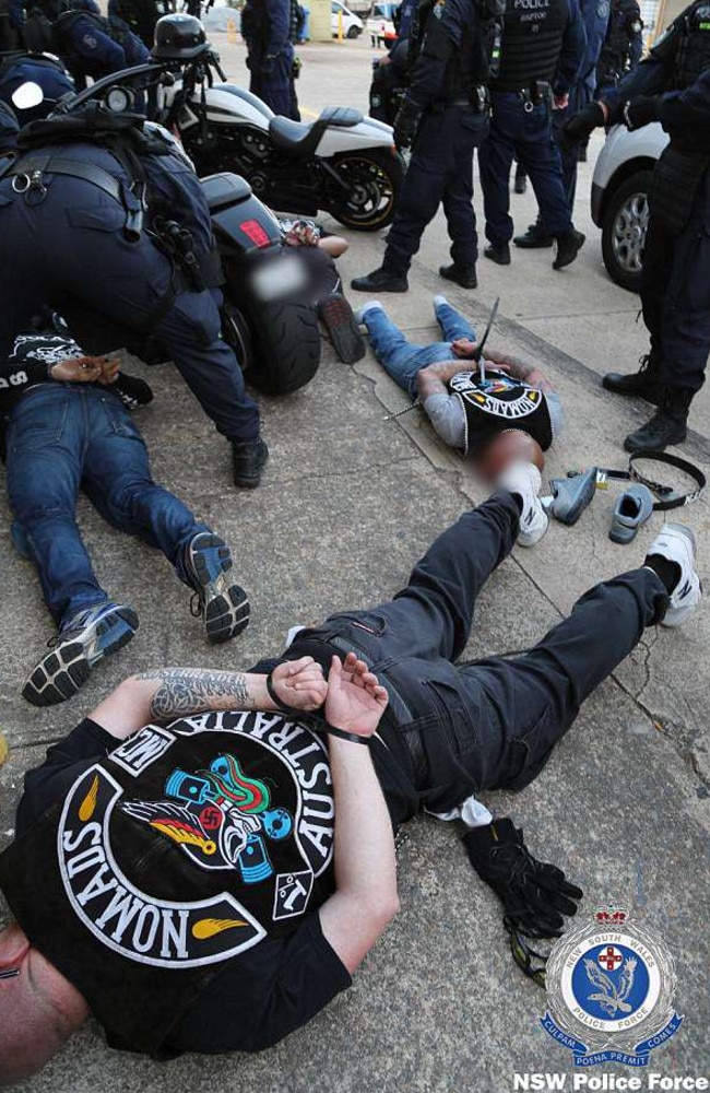 NSW Police strke force Raptor bikie arrests in past two months. Source: NSW Police