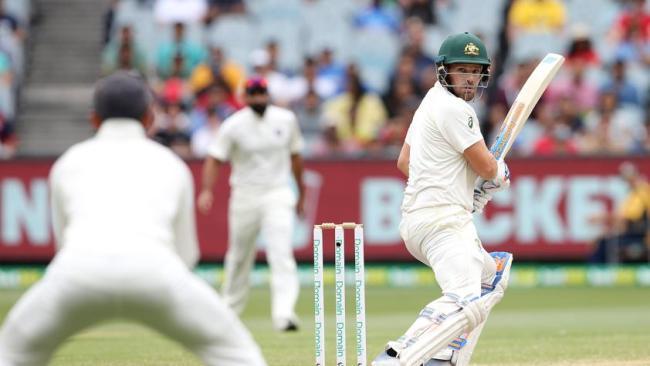 Aaron Finch fell cheaply again. Picture: Michael Klein