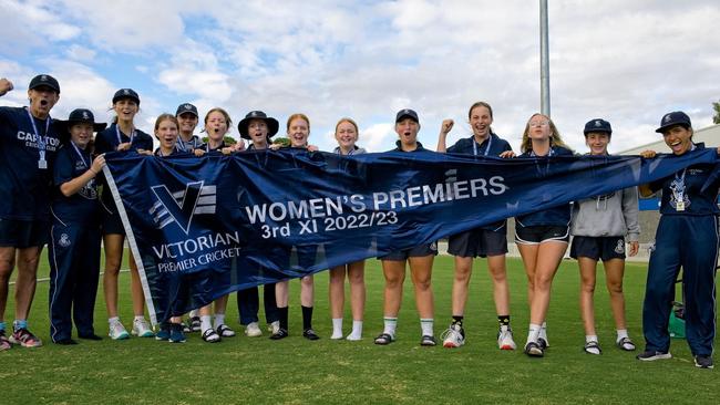 Carlton Third XI premiership side. Picture: CM Thomas Photography