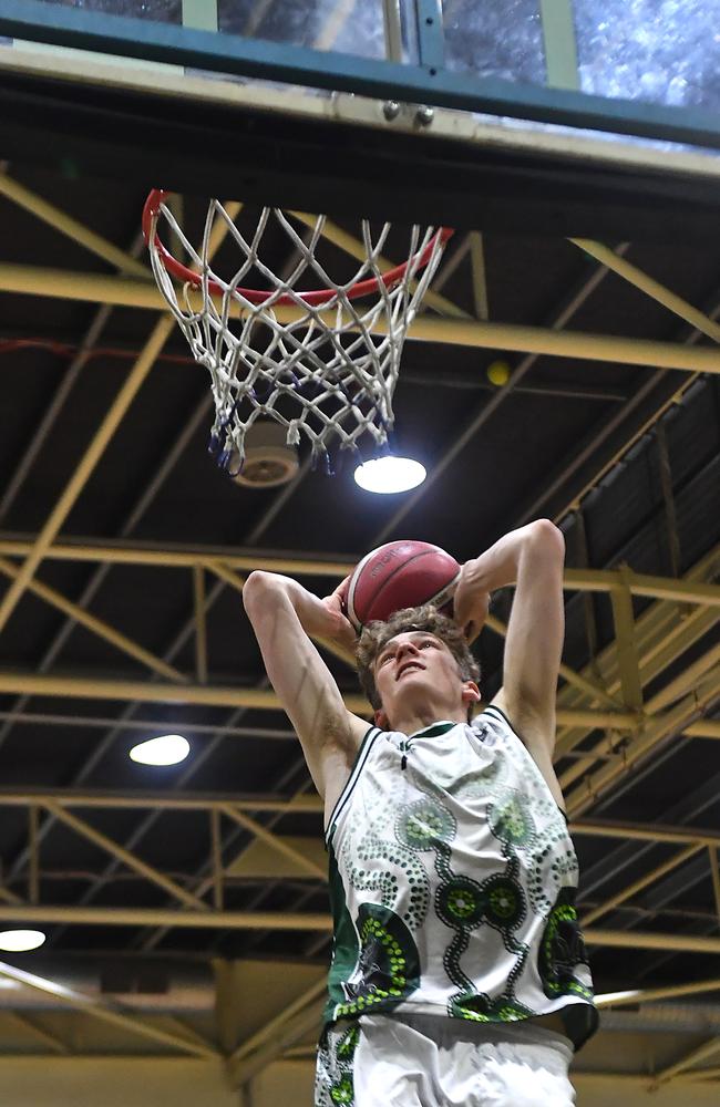 GPS Firsts basketball between Brisbane Boys College and The Southport School Saturday August 13, 2022. Picture, John Gass