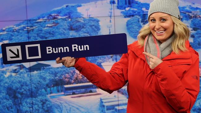 The avid skier said she could not wait to ski the blue run named after her on Mt Buller. Picture: Alex Coppel.