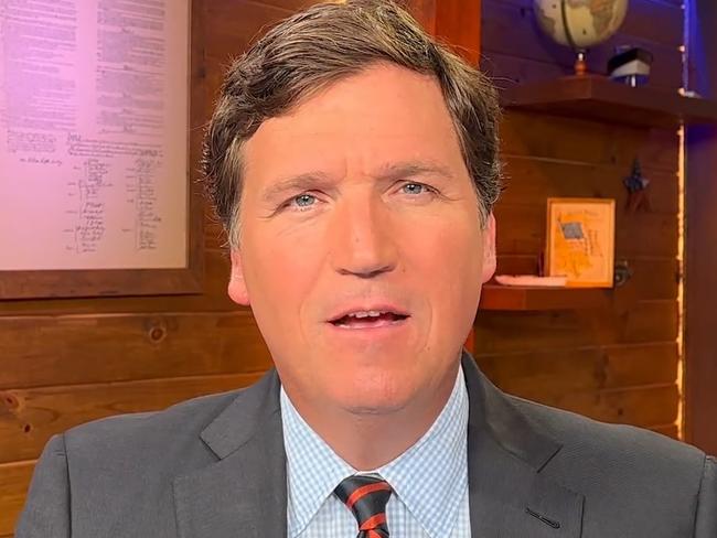 Former Fox News host Tucker Carlson breaks his silence in Twitter video. Picture: @TuckerCarlson/Twitter