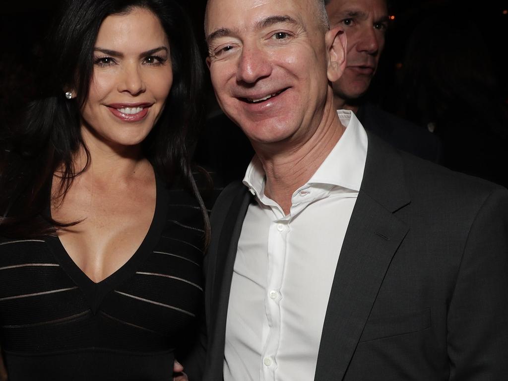 The leak of racy texts between Mr Bezos and his mistress Lauren Sanchez allegedly came from her brother Michael. Picture: Todd Williamson/Getty Images for Amazon Studios 