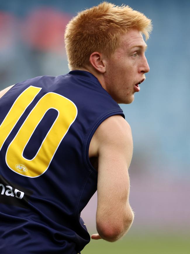 Panthers ball-winning Matt Roberts is also part of the AFL Academy team. Picture: Michael Klein