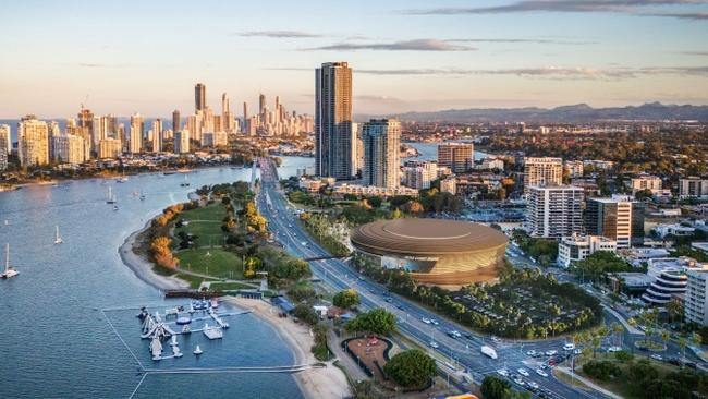 An image of the new Gold Coast Arena released as part of the City’s consultation report.