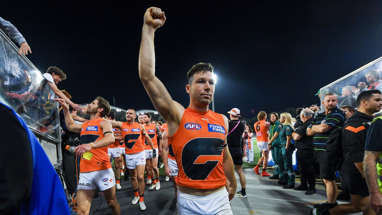 Toby Greene says the Giants can be giant-killers. Picture: Mark Brake/Getty Images