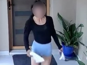 Glamorous ‘porch pirate’ in activewear arrested. Picture: Facebook/Councillor Nathan Zamprogno