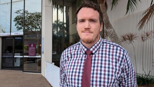 Territory Criminal Lawyers principal lawyer Clancy Dane outside Darwin Local Court. Picture: Zizi Averill