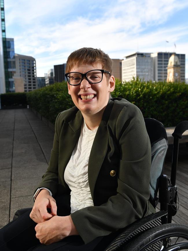 Former upper house MP and disability taskforce co-chair Kelly Vincent. Picture: AAP / Keryn Stevens