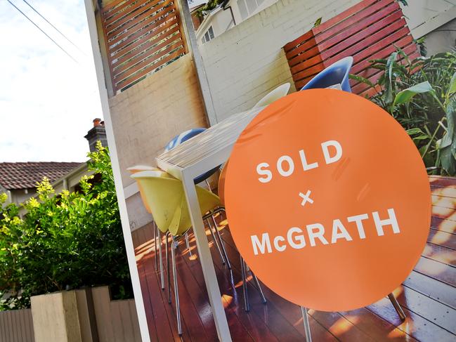 SYDNEY, AUSTRALIA - NewsWire Photos JUNE, 14, 2021: A sold/for sale sign on a residential property in Sydney's east. Picture: NCA NewsWire/Joel Carrett