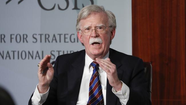 John Bolton, a lifelong hardline Republican, says he could not vote for Mr Trump. Picture: AP