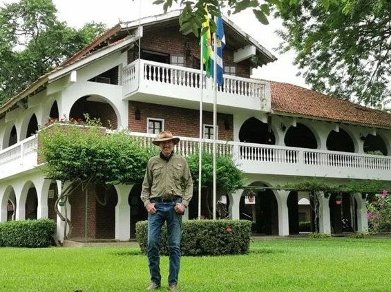 Millionaire Colin Armstrong at his ranch outside Guayaquil, from where he was kidnapped, in 2020. Pictrue: Supplied