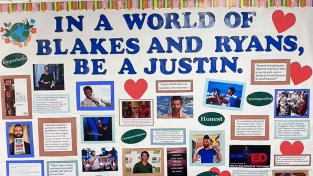 “In a world full of Blakes and Ryans, be a Justin.” Picture: TikTok @jennybenners