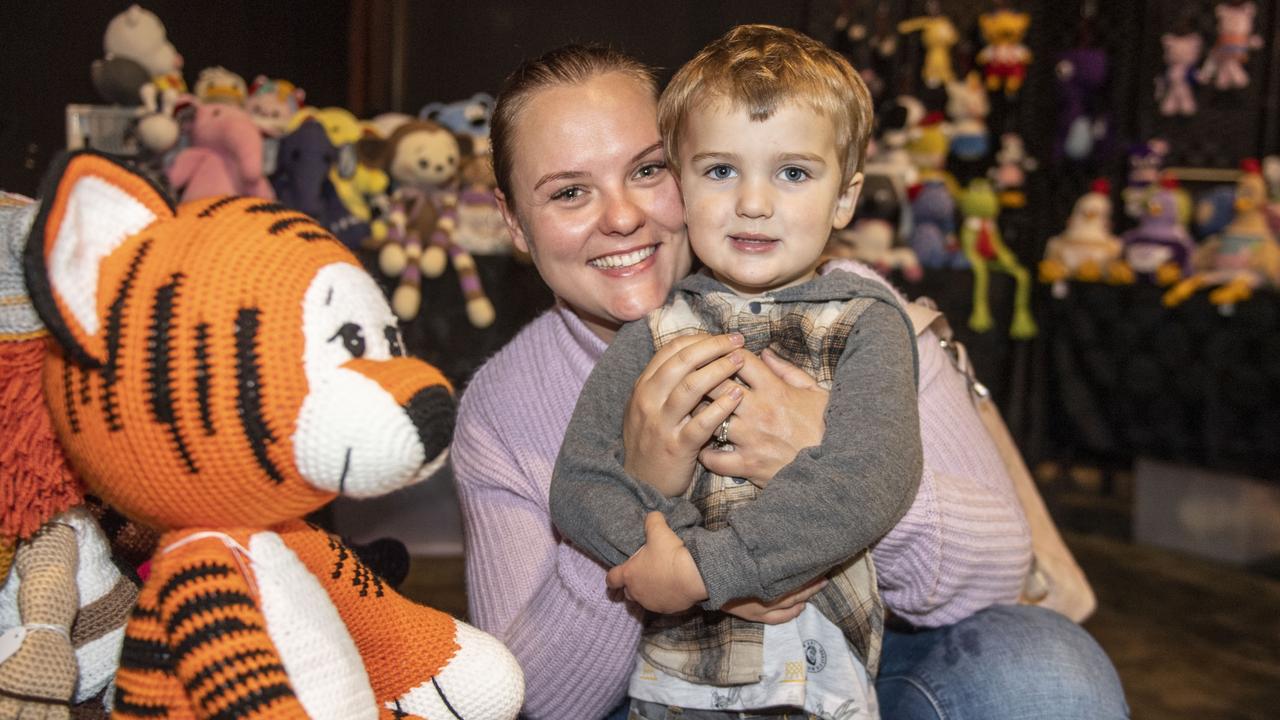 Shannon Willett and Cobie Willett 3yo. Mums &amp; Bubs Expo at the Makers Market Toowoomba. Sunday, May 15, 2022. Picture: Nev Madsen.