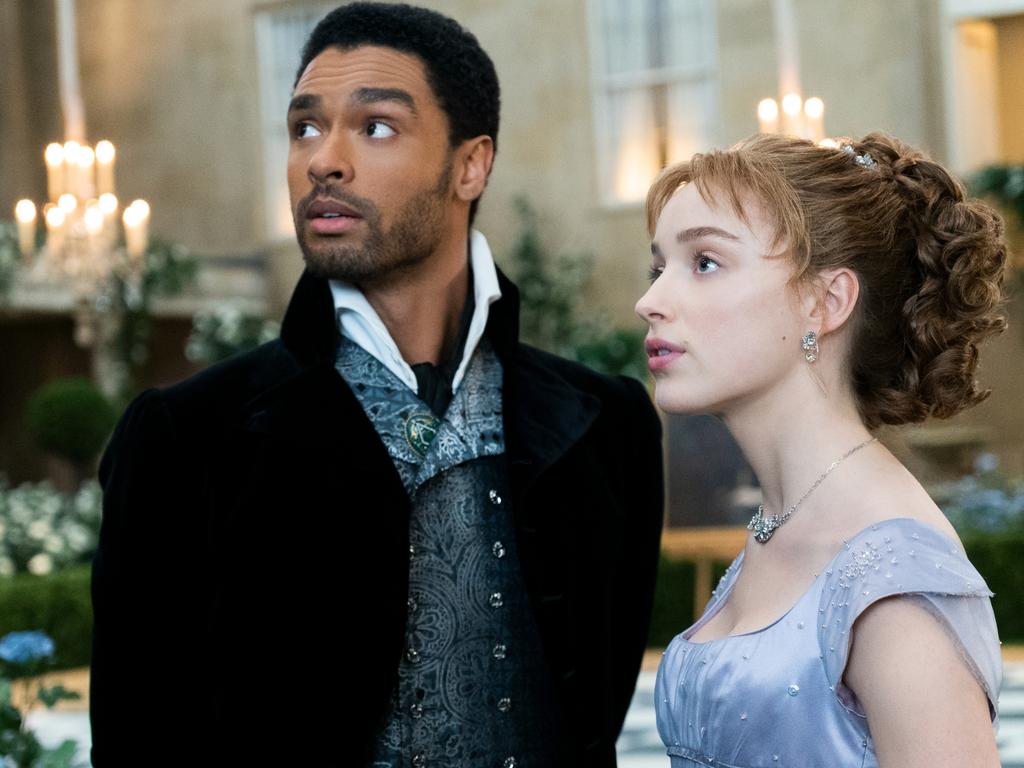 He played the love interest of Daphne Bridgerton (Phoebe Dynevor). Picture: Netflix