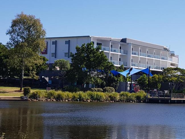 The new North Lakes Hotel beside Lake Eden.