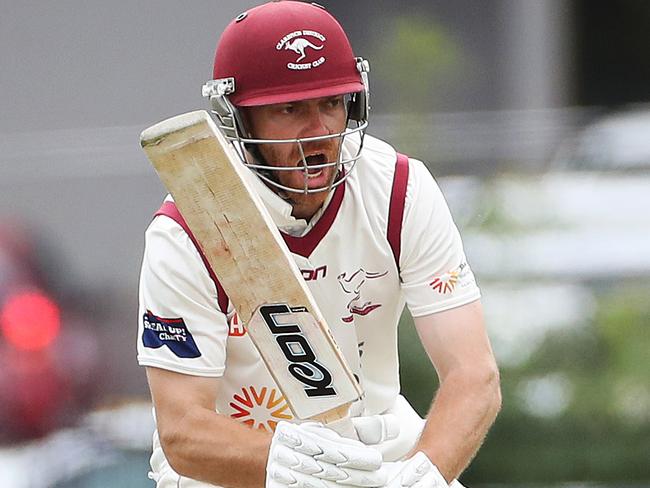 Cricket.  CTPL.  Clarence V University.  Justin Galeotti Clarence.  Picture: Nikki Davis-Jones