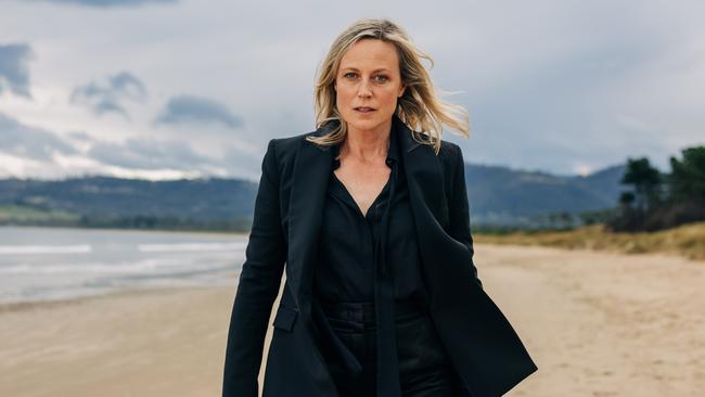 Marta Dusseldorp was inspired to write Bay Of Fires after moving from Sydney and creating a home for her family in Tasmania. Picture: Supplied