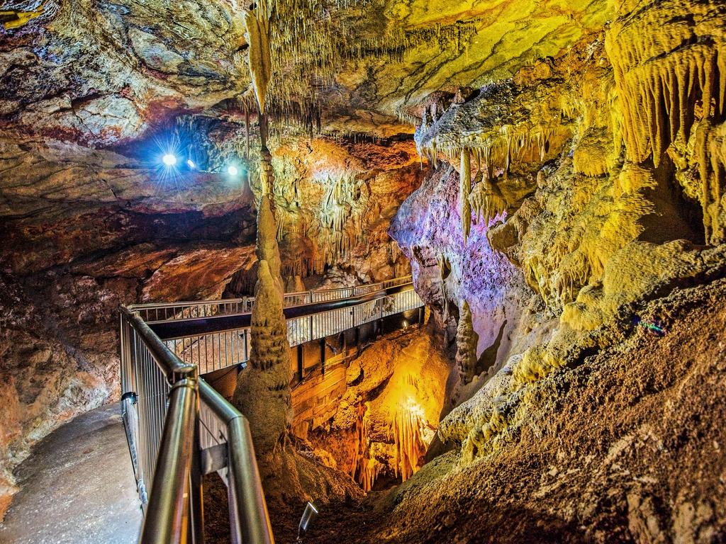 Inside Buchan Limestone Caves in East Gippsland. A must see attraction. Picture: Supplied
