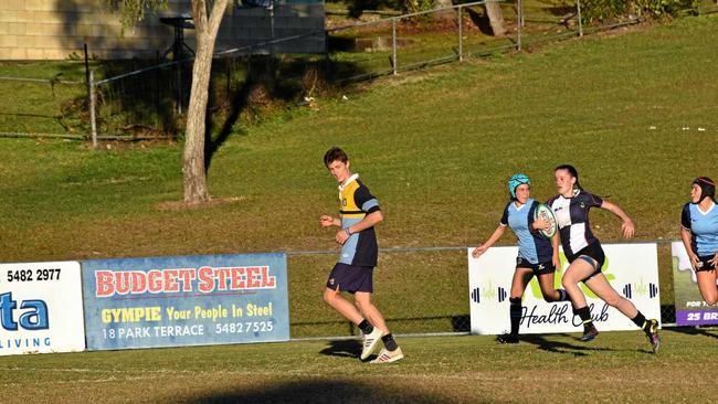 Girls school rugby - Under-14s St Pat's Union team. Picture: Donna Jones