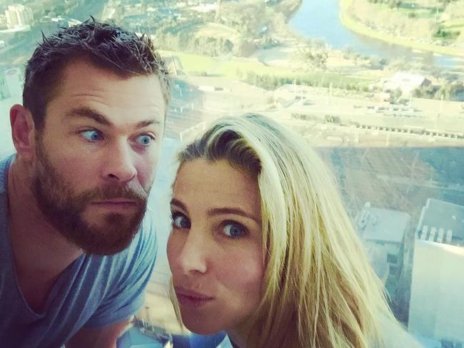 Chris Hemsworth and wife Elsa Pataky celebrate her birthday in Melbourne. Chris Hemsworth/Instagram