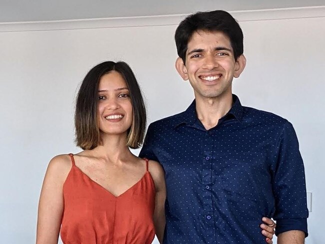 Anchal Goel and her Husband