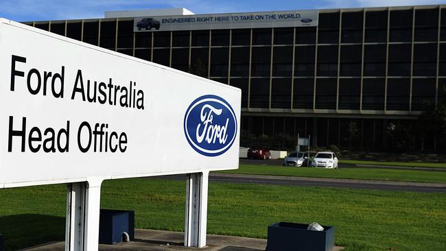 Fhe Broadmeadows Ford assembly plant, Victoria. Picture: Ellen Smith