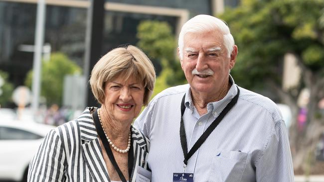 Thieves allegedly stole awards and medals from Margaret Court (left) during the break-in. Picture: Fiona Hamilton