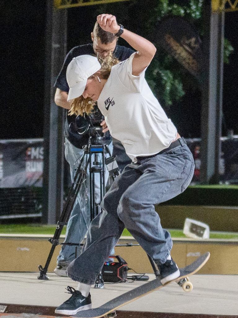 Felicity Turner at Rumble On The Reef Sugar Bowl Skatepark Saturday 23 September 2023 Picture:Michaela Harlow