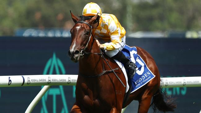 Lady Of Camelot returned with a big win in the Widden Stakes at Rosehill earlier this month. Picture: Jeremy Ng/Getty Images