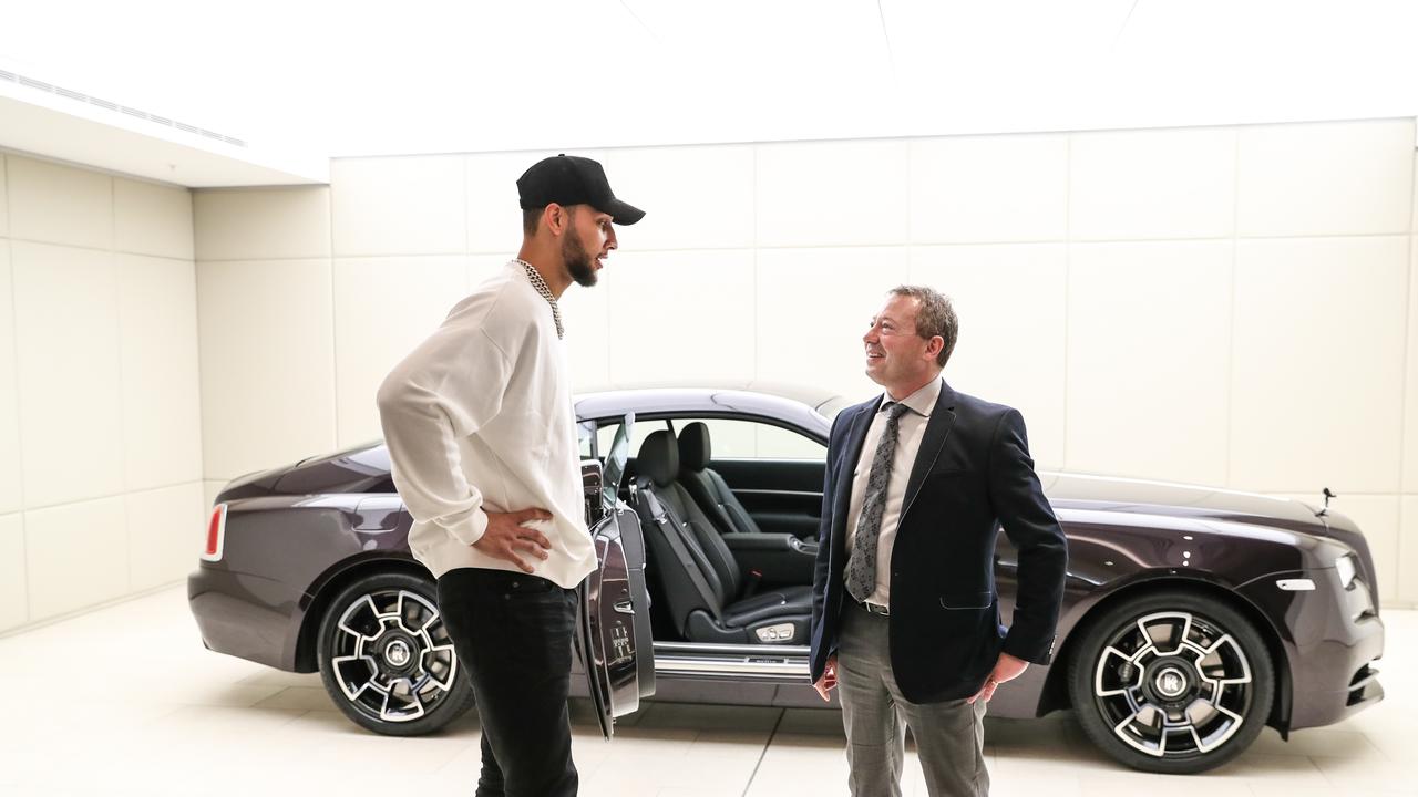 Gossip Queen Philadelphia 76ers star Ben Simmons driving Rolls