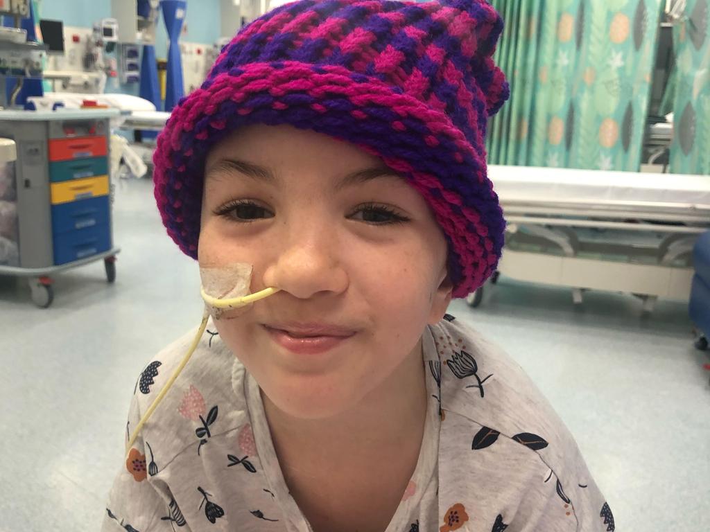 Ava had her eighth birthday in hospital, on April 24.