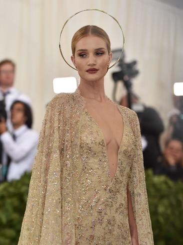 Rosie Huntington-Whiteley attends the 2018 Met Gala in New York City. Picture: AFP