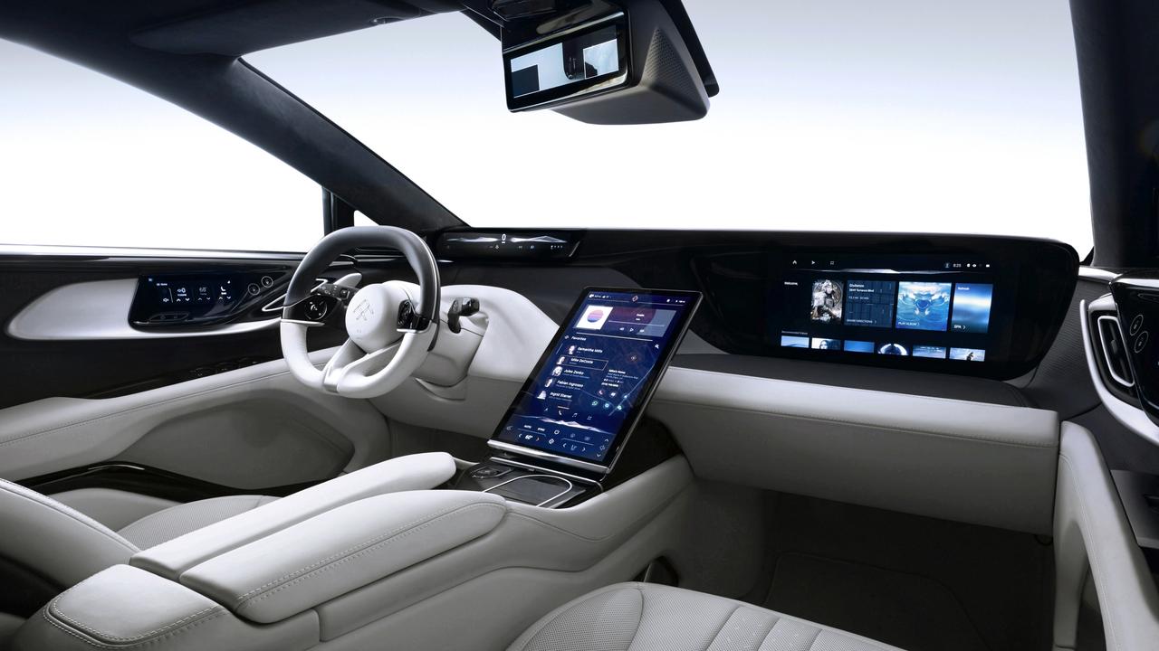 Faraday Future FF91 has 11 screens and scales in the seats | news.com ...