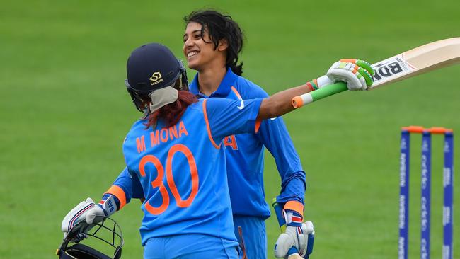 Smriti Mandhana scored an unbeaten century against the West Indies.