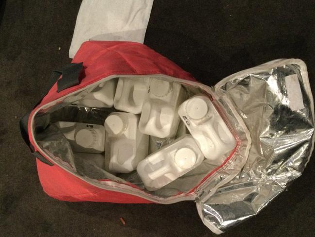 Police allegedly found 2kg of methamphetamine with a street value of $210,000, 1kg of cocaine worth $200,000 and 1kg of heroin estimated at $90,000 in the raid.