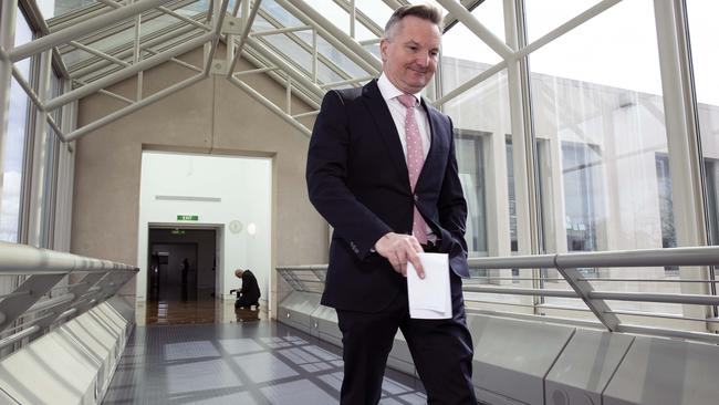 Energy Minister Chris Bowen would not specify what mechanism the government would use to offer support to electrify households. Picture: Gary Ramage