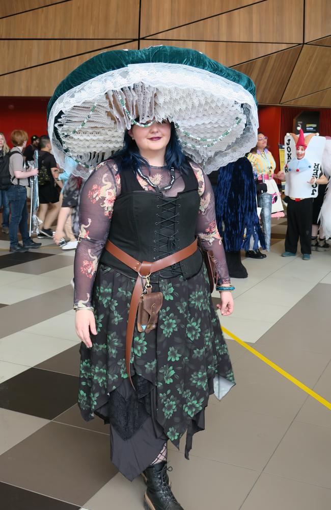 Mikaela at the 2024 PAX Aus Convention at the Melbourne Convention and Exhibition Centre. Picture: Gemma Scerri