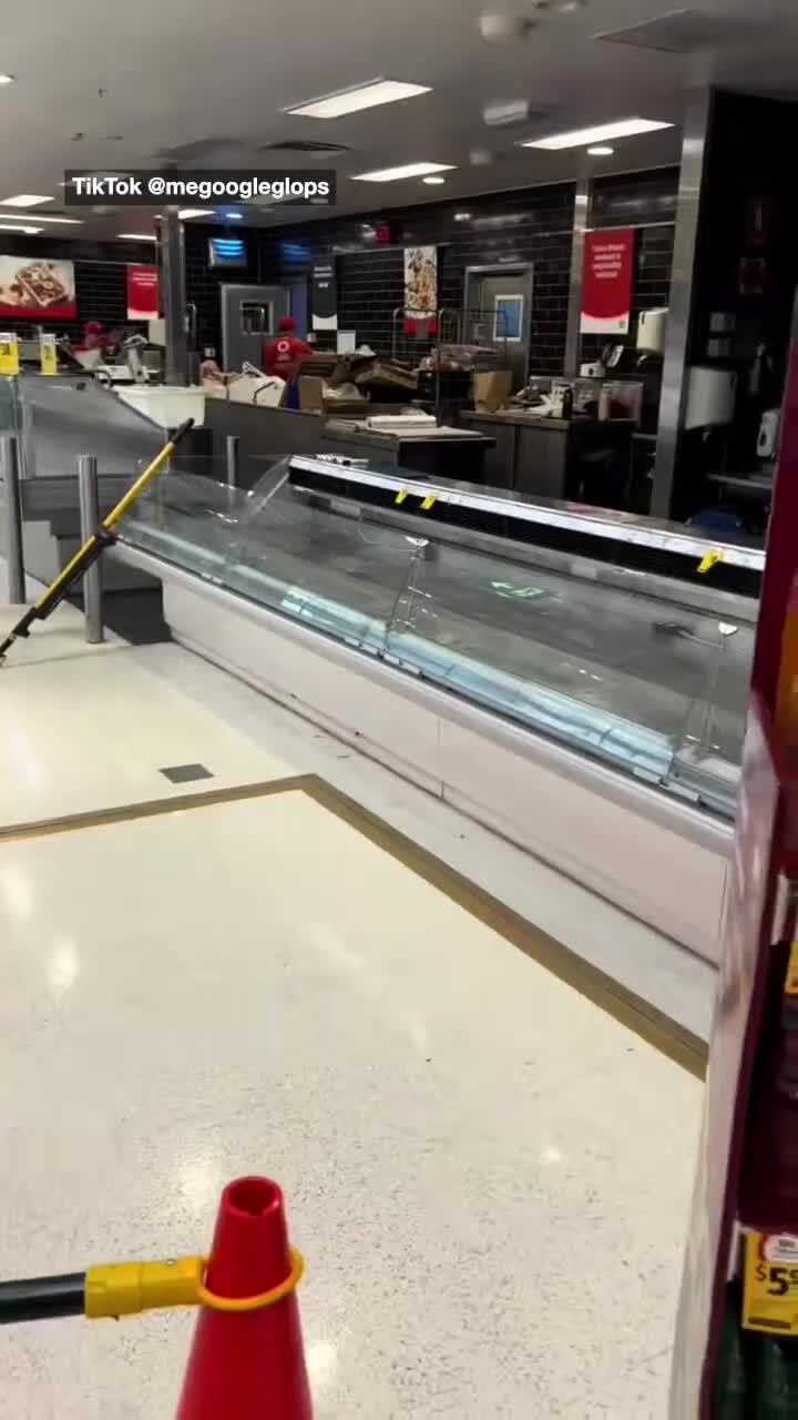 Taree Coles stripped bare amid flood chaos
