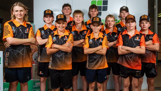 The NT Thunder Motocross Team will take 21 Motocross riders to compete at the Australian Junior Motocross Championships in Bunbury. Picture: Pema Tamang Pakhrin