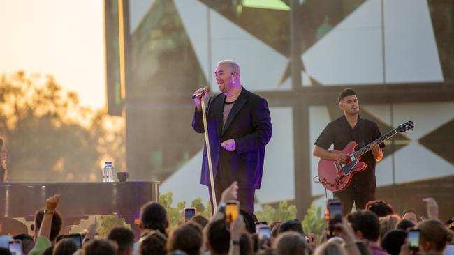 British singer Sam Smith's exclusive show at the d’Arenberg Cube in McLaren Vale on January 11. Picture: Ben Clark