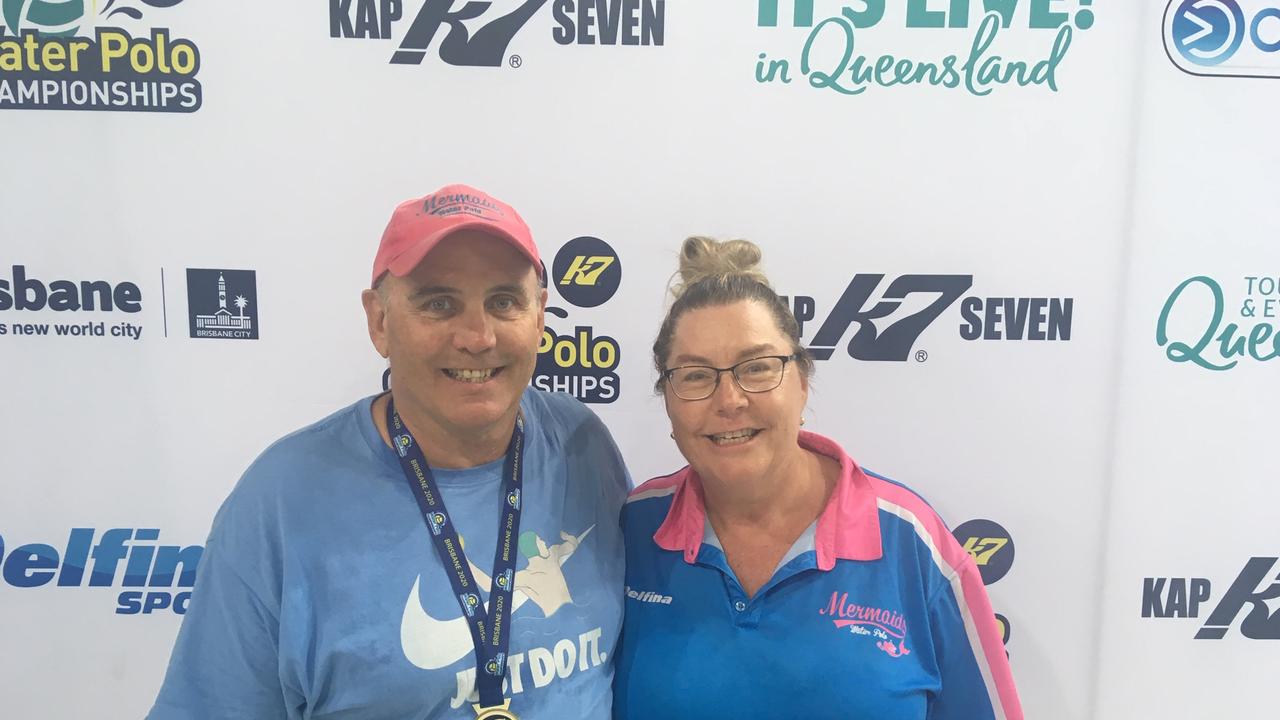 Lance and Nicola Johnson, founders of the Mermaids Water Polo Club.