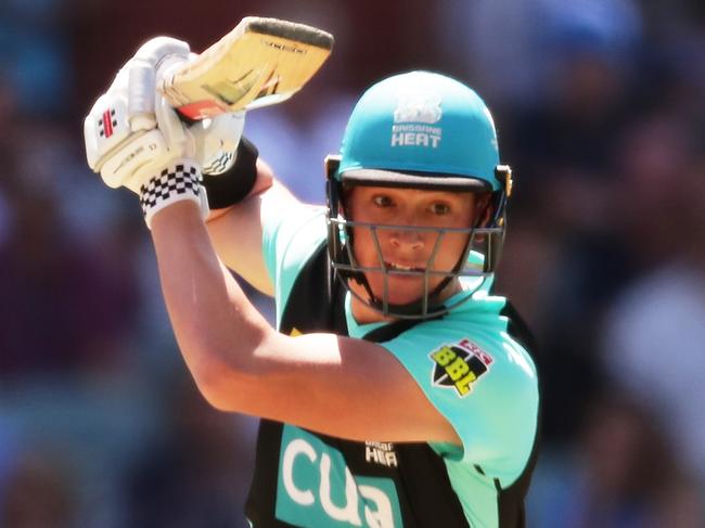 ADELAIDE, AUSTRALIA - JANUARY 17: Matt Renshaw of the Heat bats during the Big Bash League match between the Adelaide Strikers and the Brisbane Heat at the Adelaide Oval on January 17, 2020 in Adelaide, Australia. (Photo by Matt King/Getty Images)