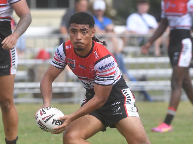 Kirwan State High School hosts St Patrick's College, Mackay, in round 1 of the 2025 Aaron Payne Cup. Picture: Evan Morgan